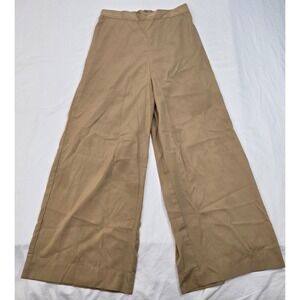 Aurelia M Super High Rise Wide Leg Crop Pants 24 Inseam Pull On Palazzo